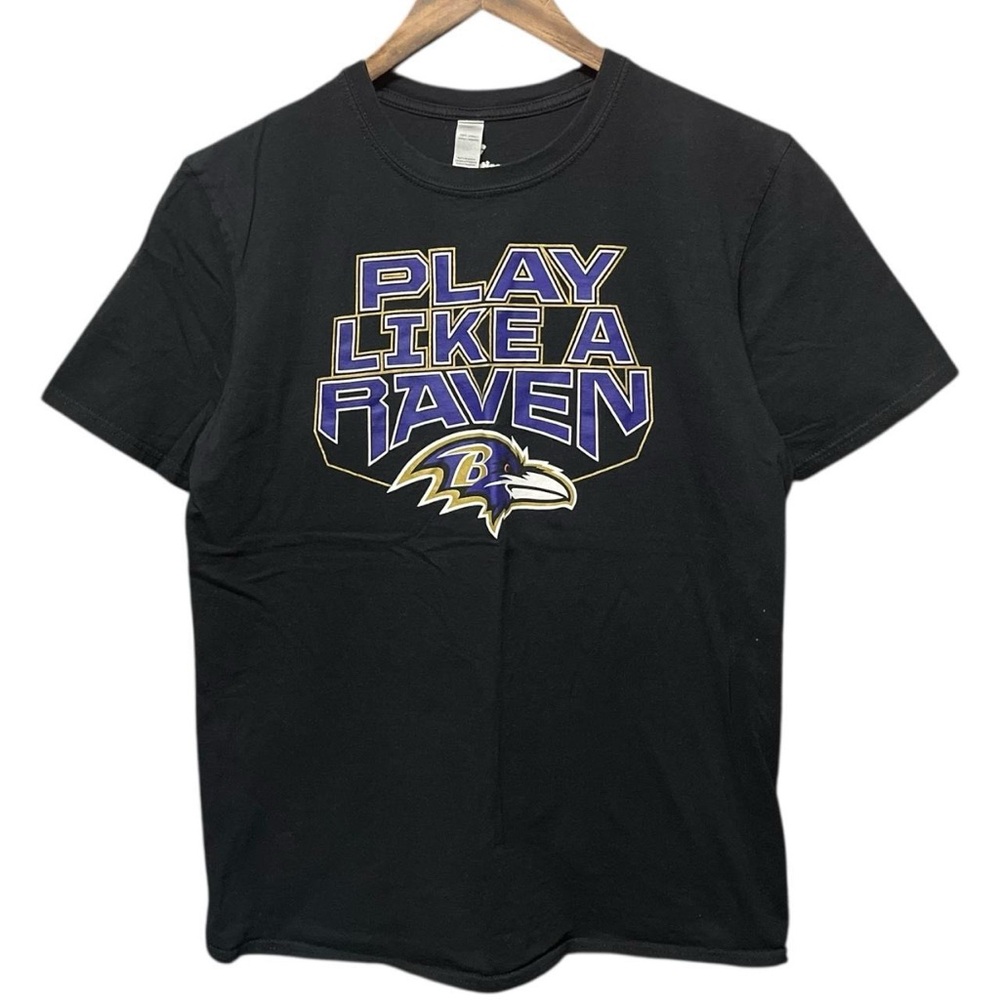 Baltimore Ravens NFL Football team pro sports short sleeve Crewneck T-shirt tee